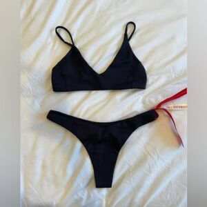 Black Left on Friday Swimsuit NWT